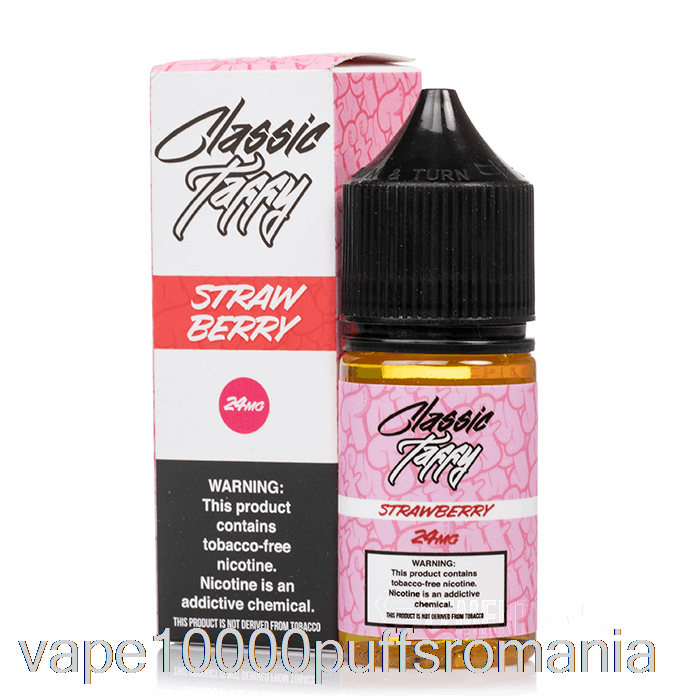 Vape Romania Capsuni Classic Taffy - Saruri Syn - 30ml 48mg